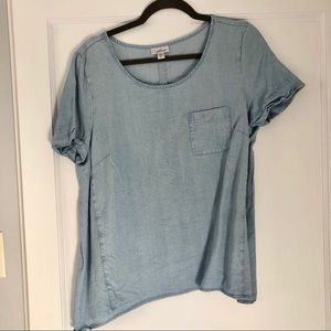 J. Jill denim chambray top